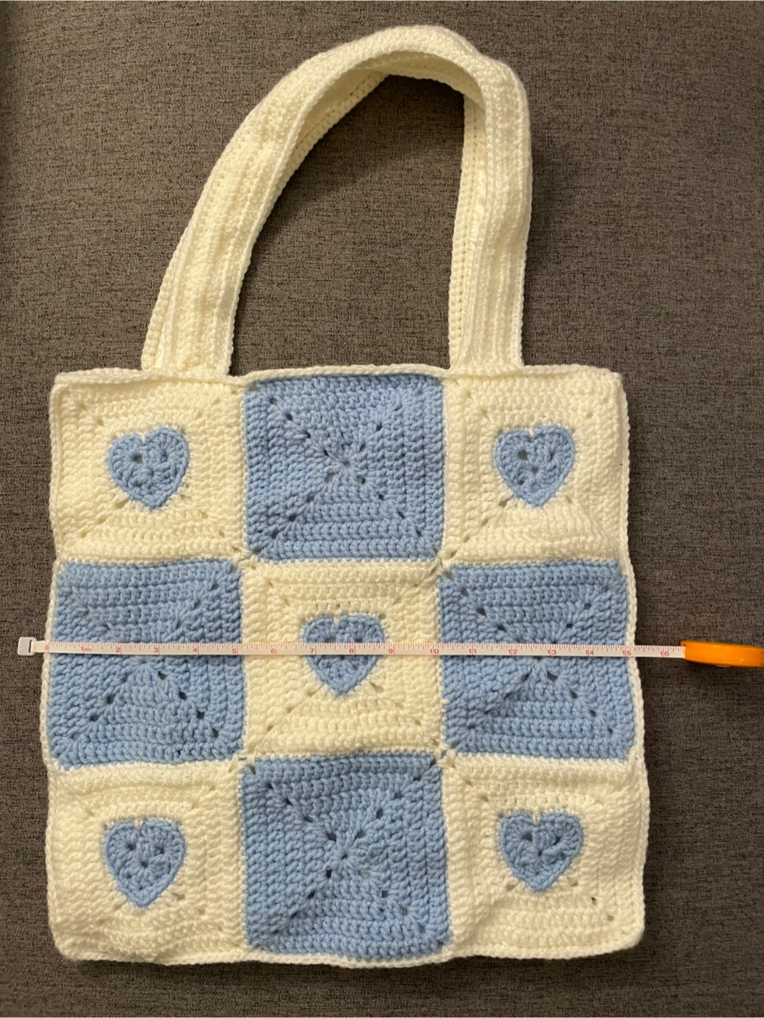 Crochet Tote Bag (lined inside) - photo 3