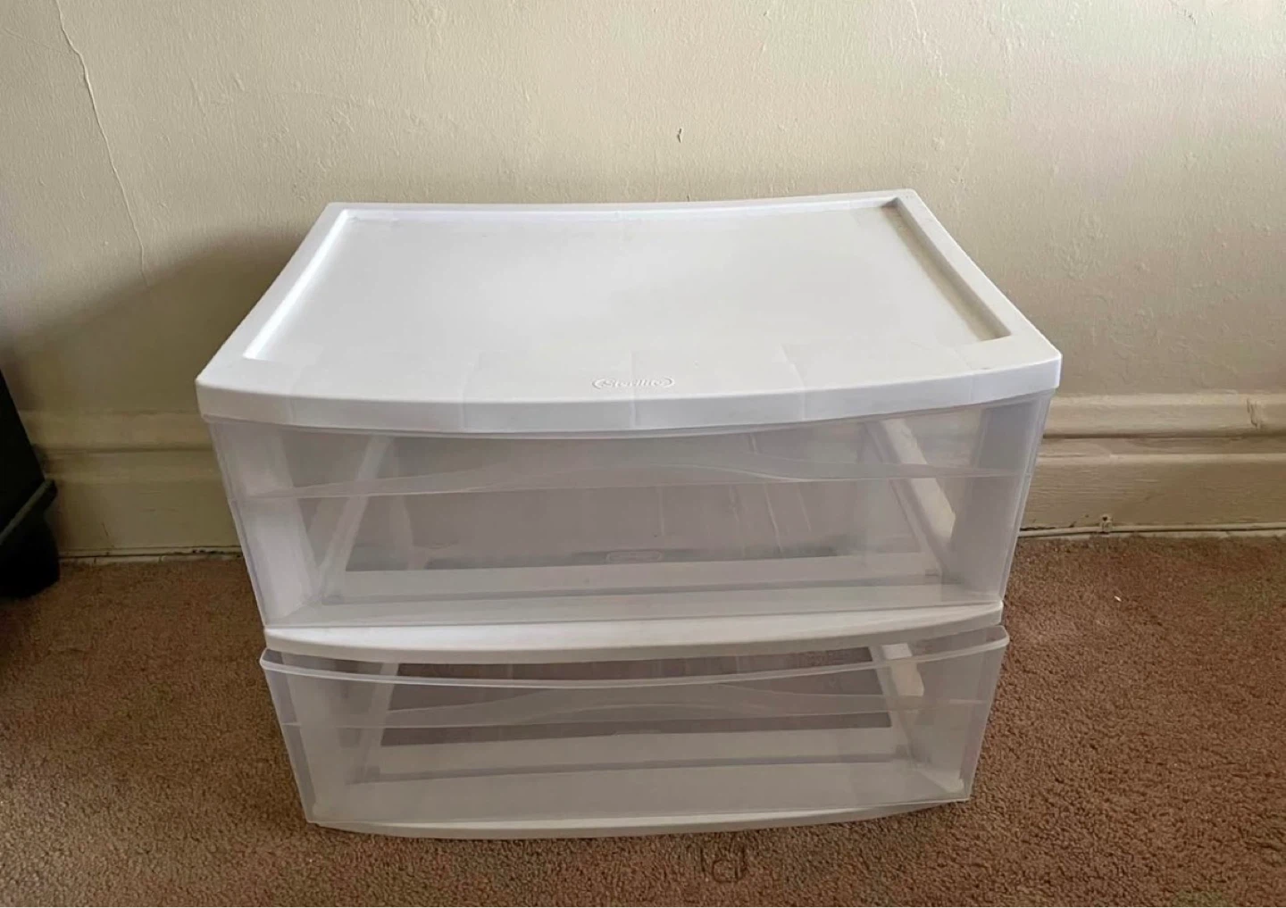 Sterilite 2-Drawer Small Storage Cart