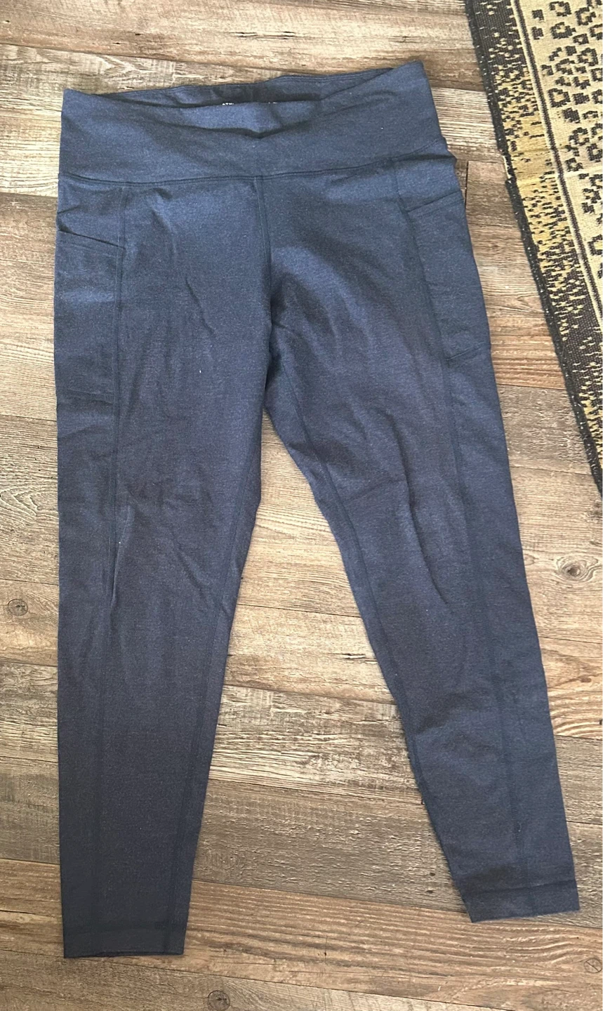 Athletic Works Dri-More Leggings XL/TG Navy Blue