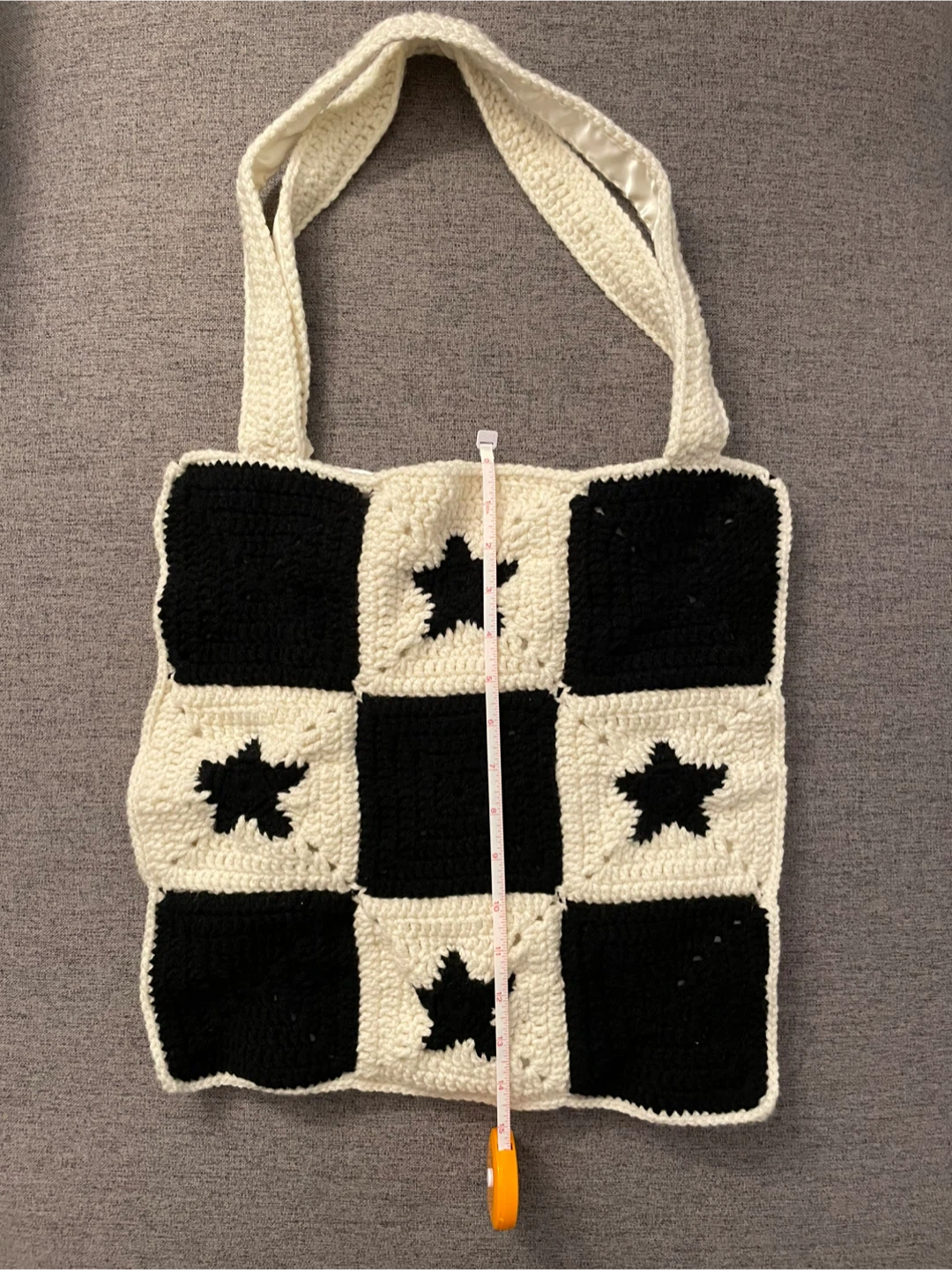 Crocheted Tote Bag (lined inside) - photo 3