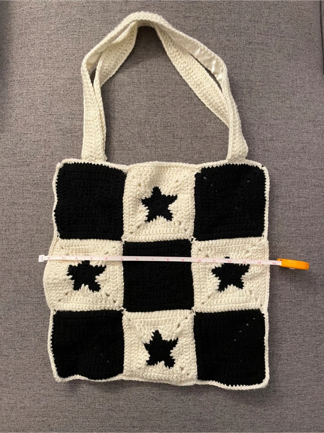 Crocheted Tote Bag (lined inside) - photo 2