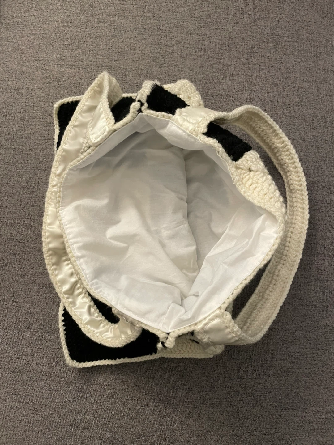 Crocheted Tote Bag (lined inside) - photo 4
