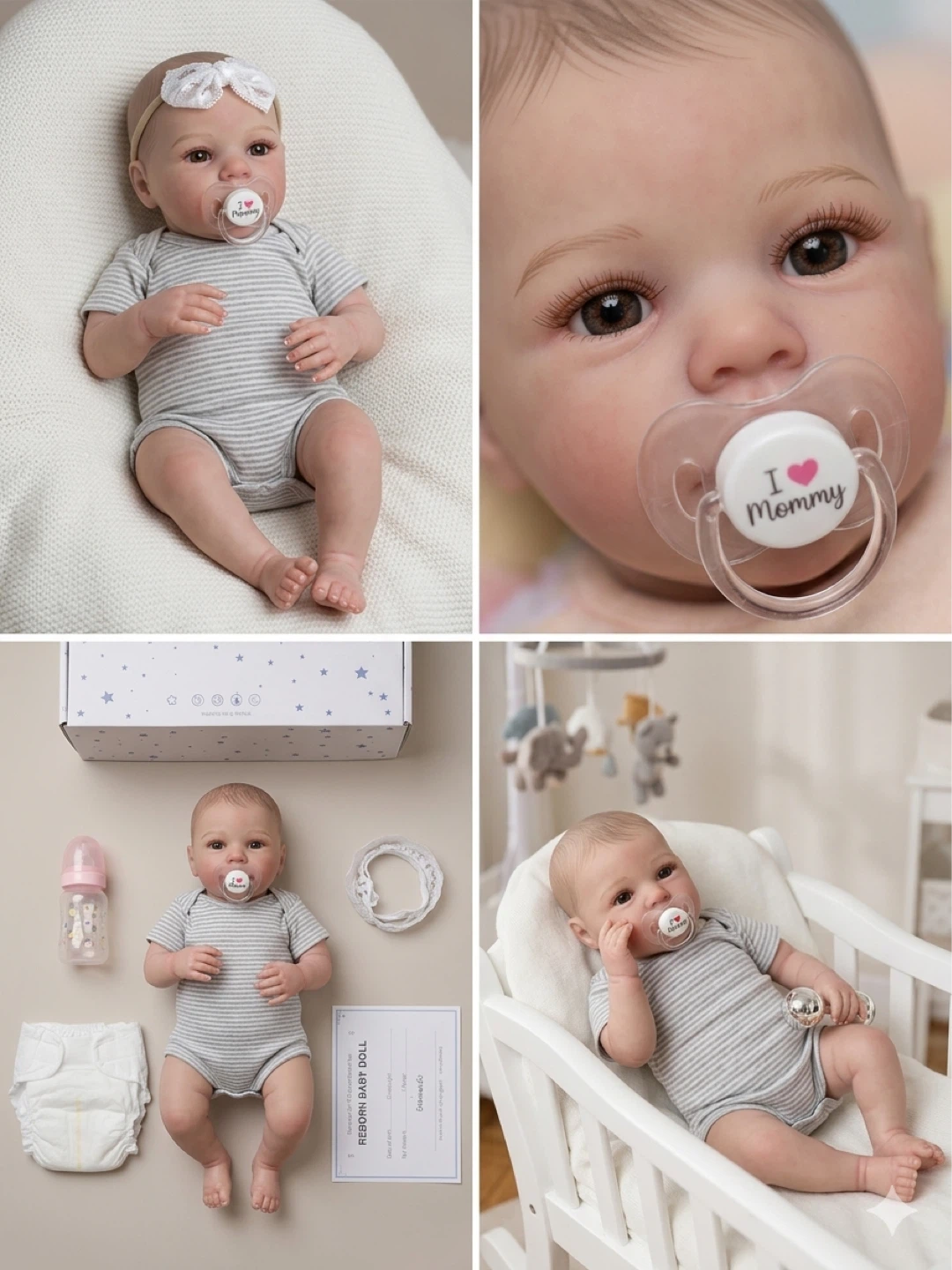 Reborn Baby Doll with Accessories