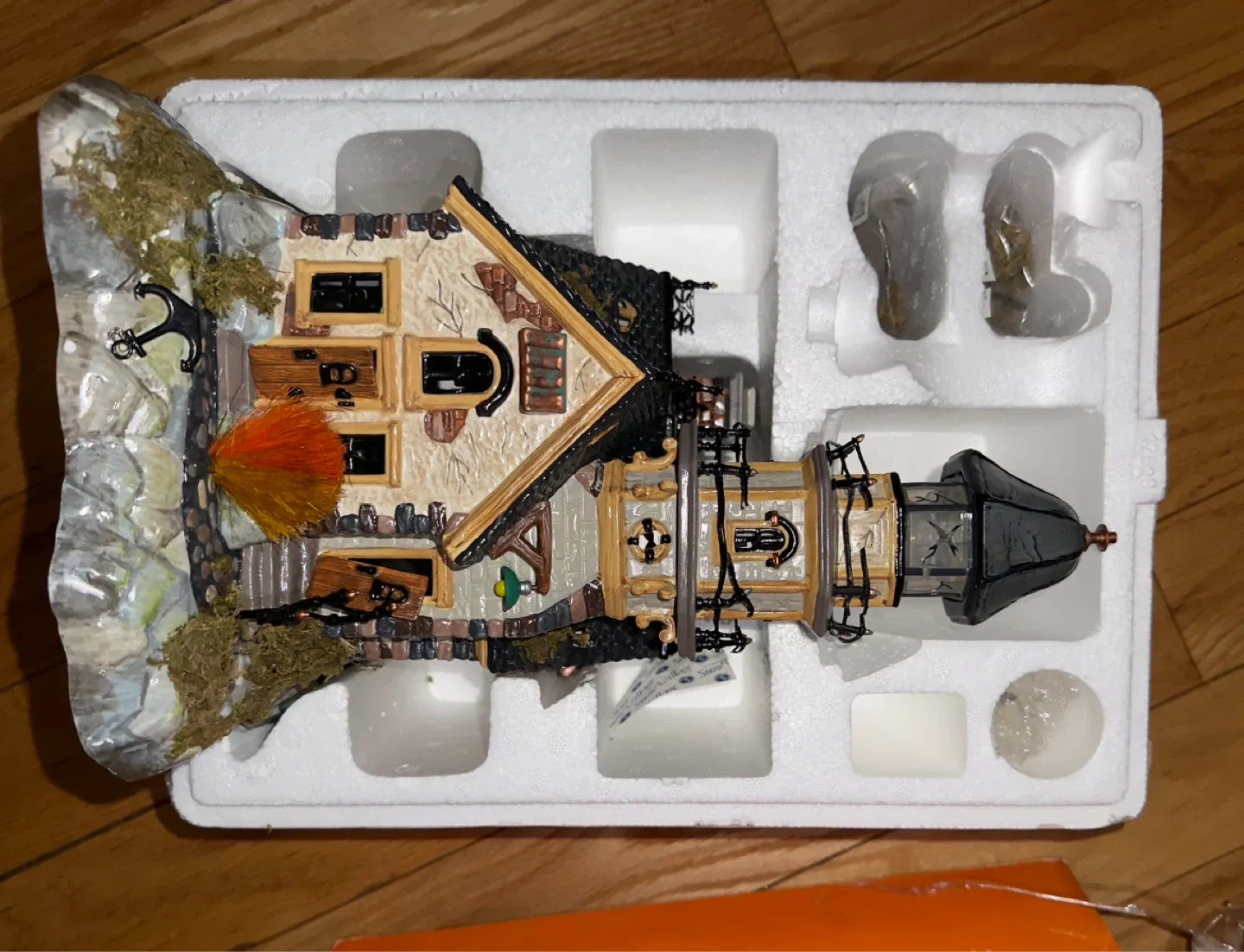 Department 56 "Snowy Hollow Lighthouse" Halloween Village House