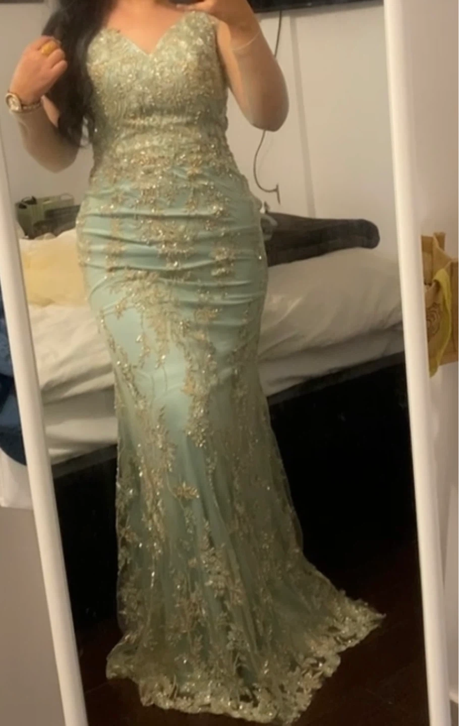 Colette Mon Cheri Sequin Lace Gown - photo 3