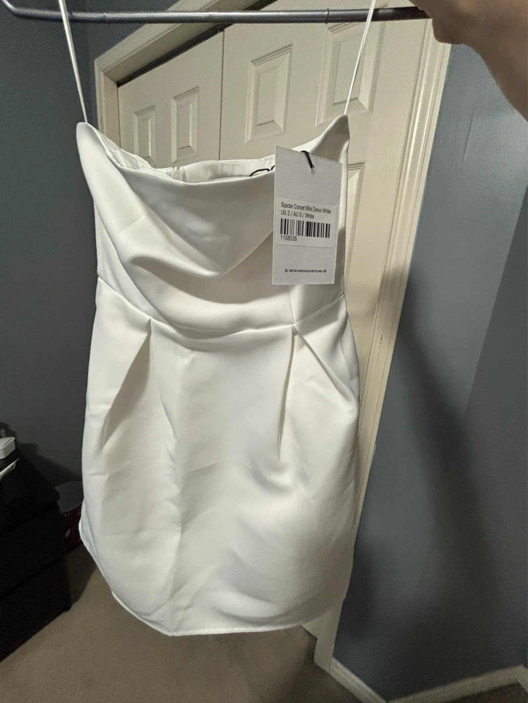 Princess Polly Spader Corset Mini Dress White US 2 / AU 6 - photo 3