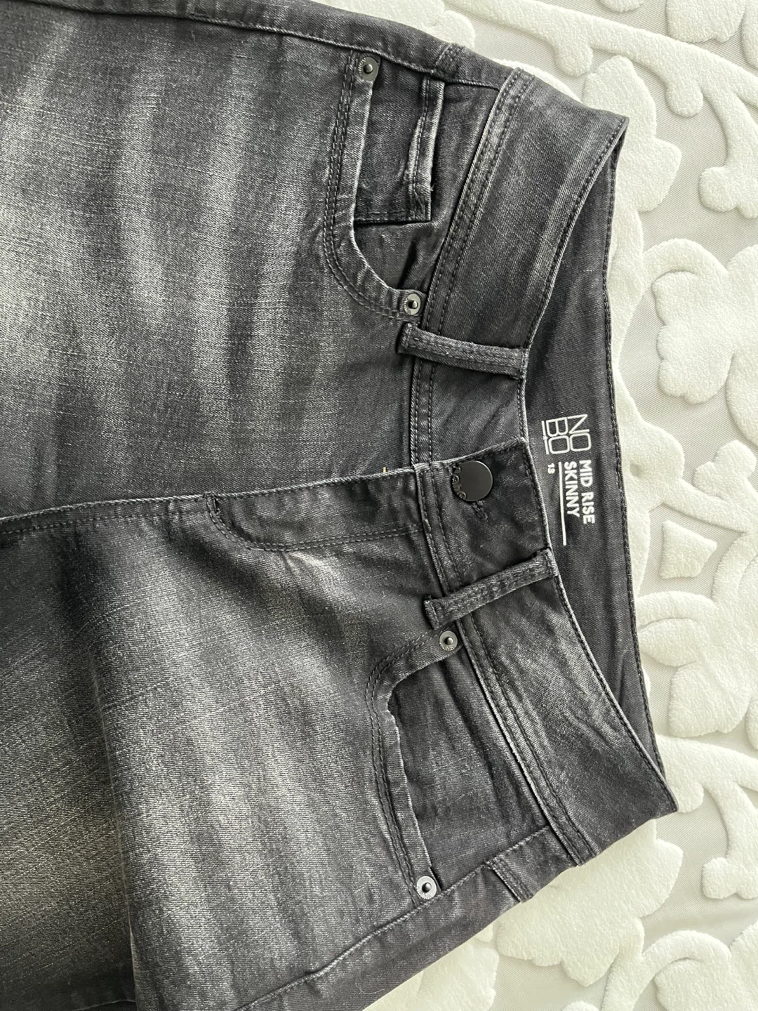 Mid Rise Skinny Jeans - Size 13 - photo 4