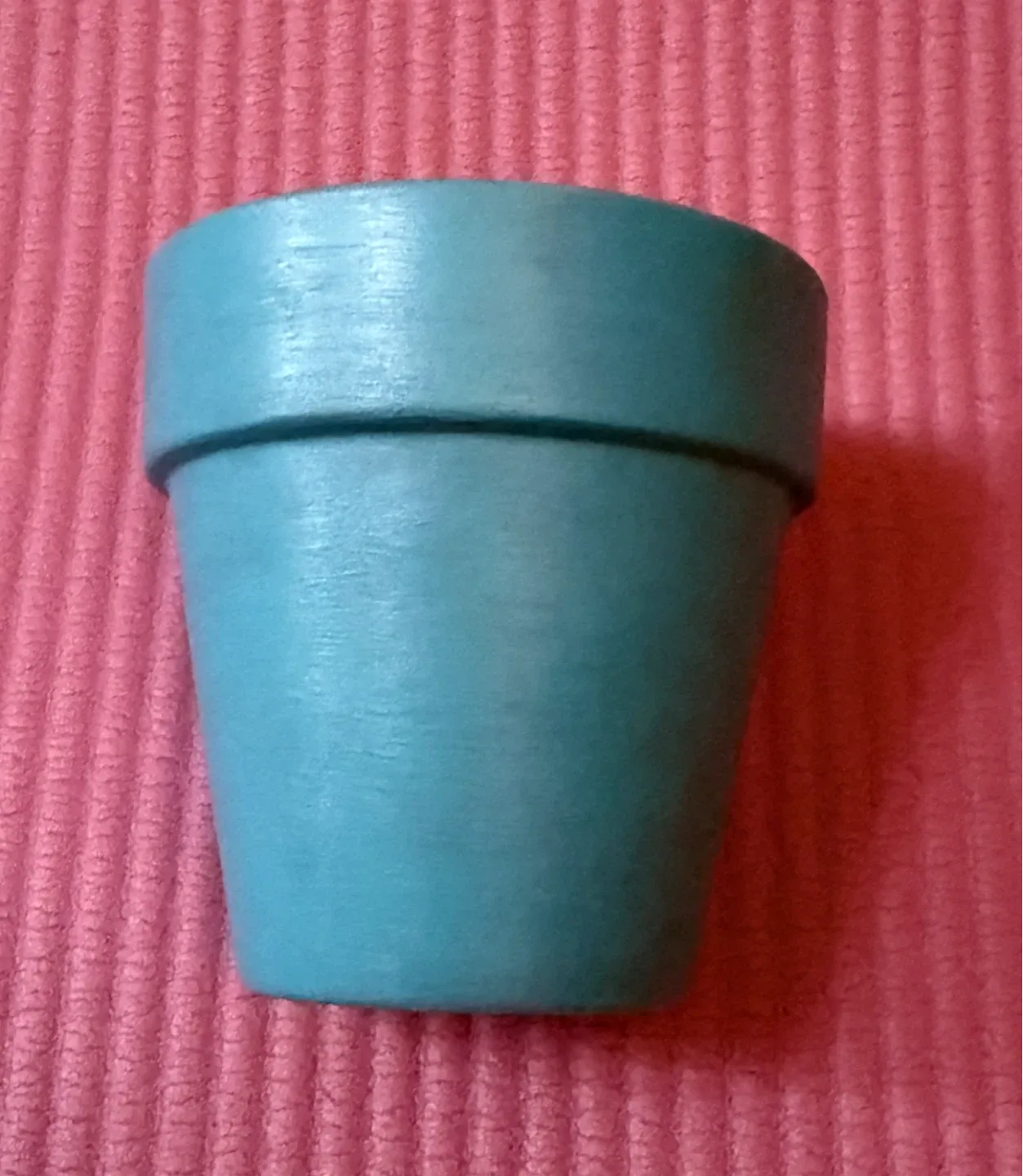 Small Blue Terracotta Planter Pot