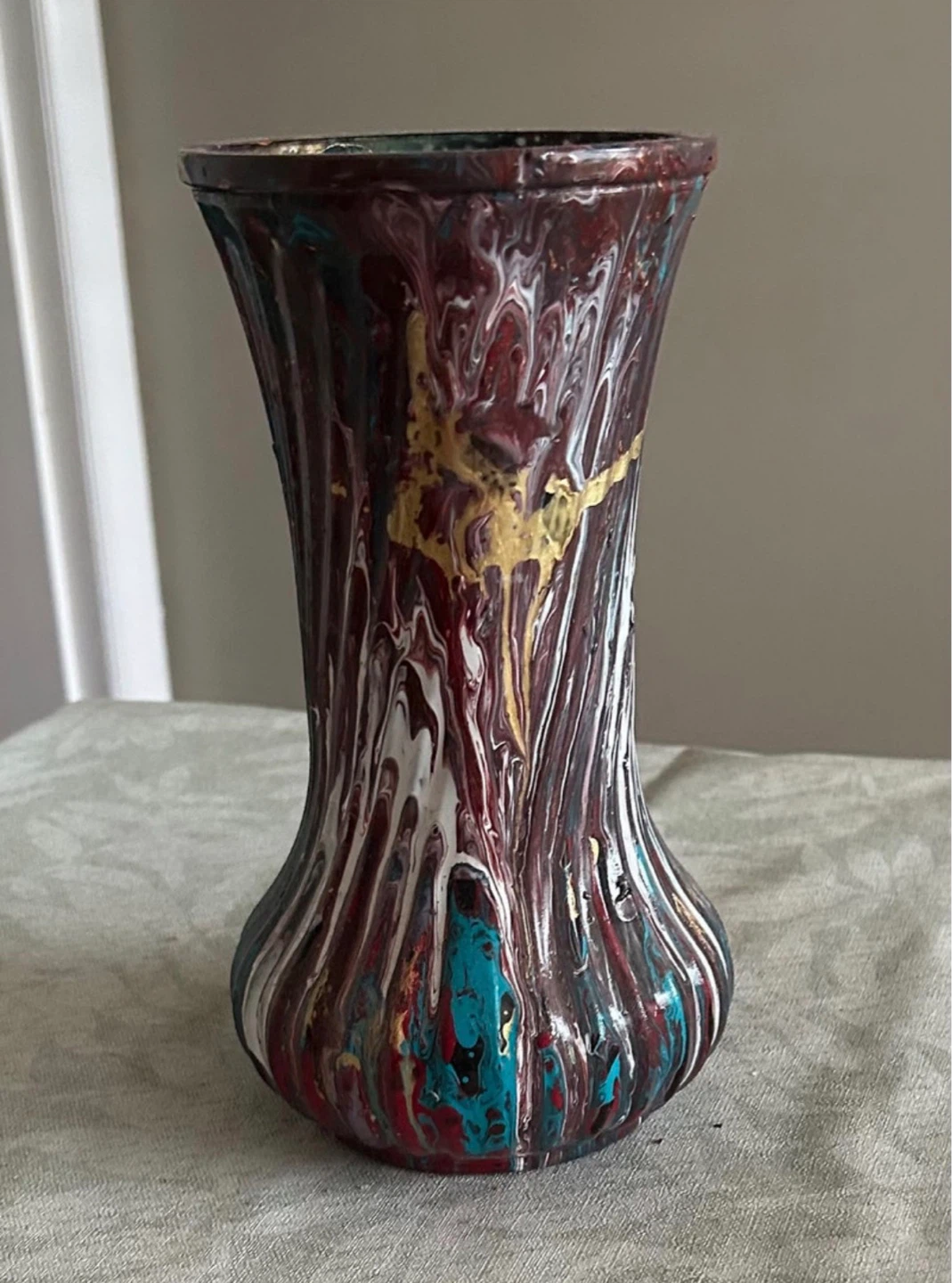 Artistic Marbled Vase