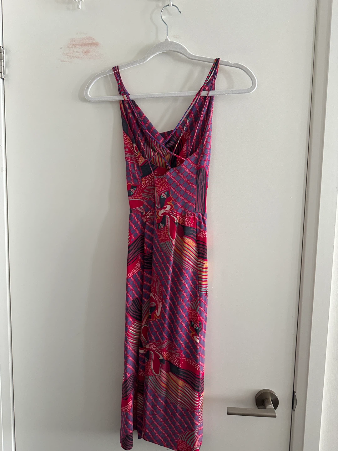 Vintage 1970s MEIRA Strappy Midi Dress - photo 2