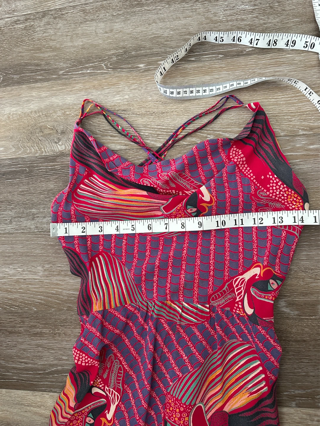 Vintage 1970s MEIRA Strappy Midi Dress - photo 4
