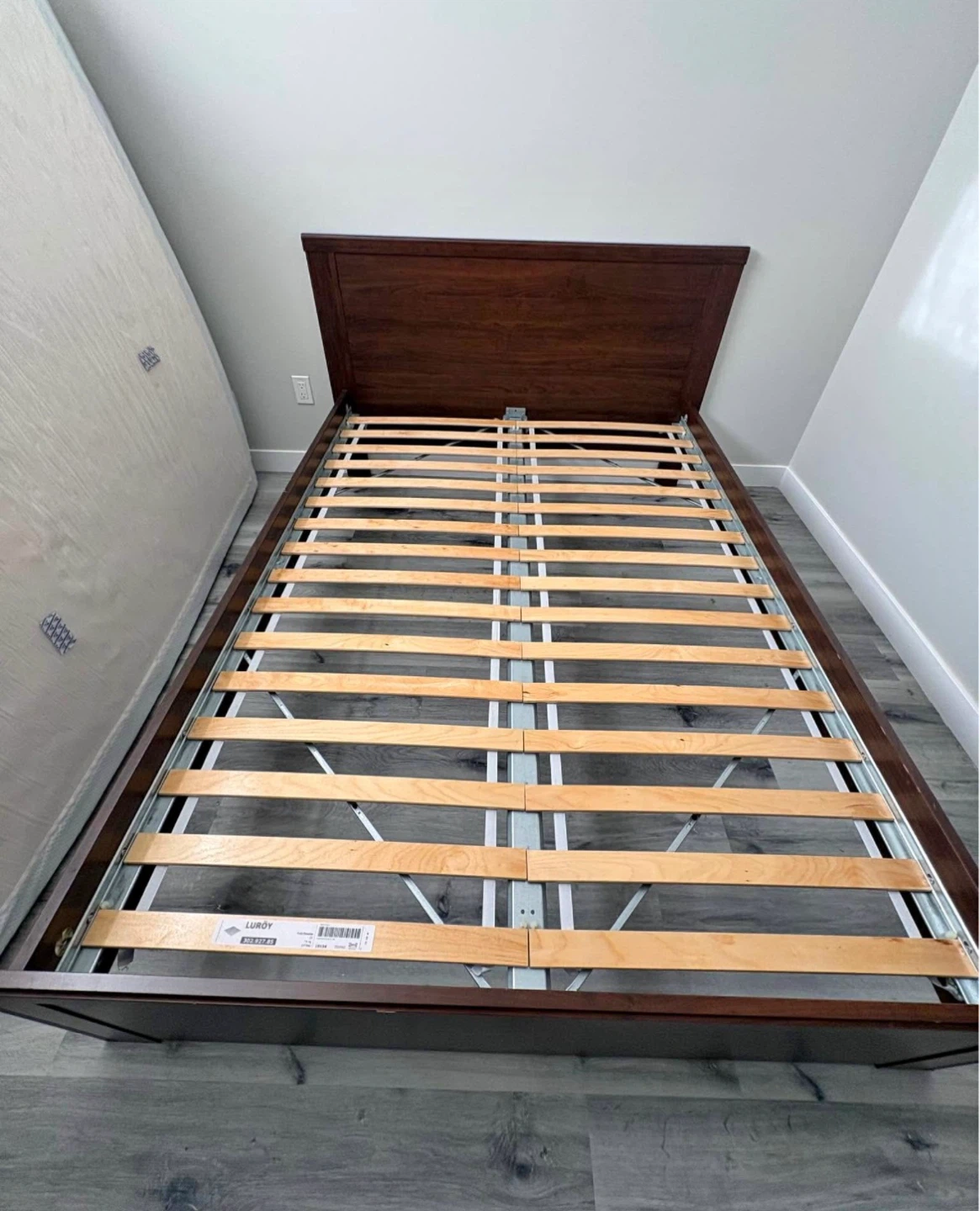 IKEA Full double bed frame brown BRUSALI