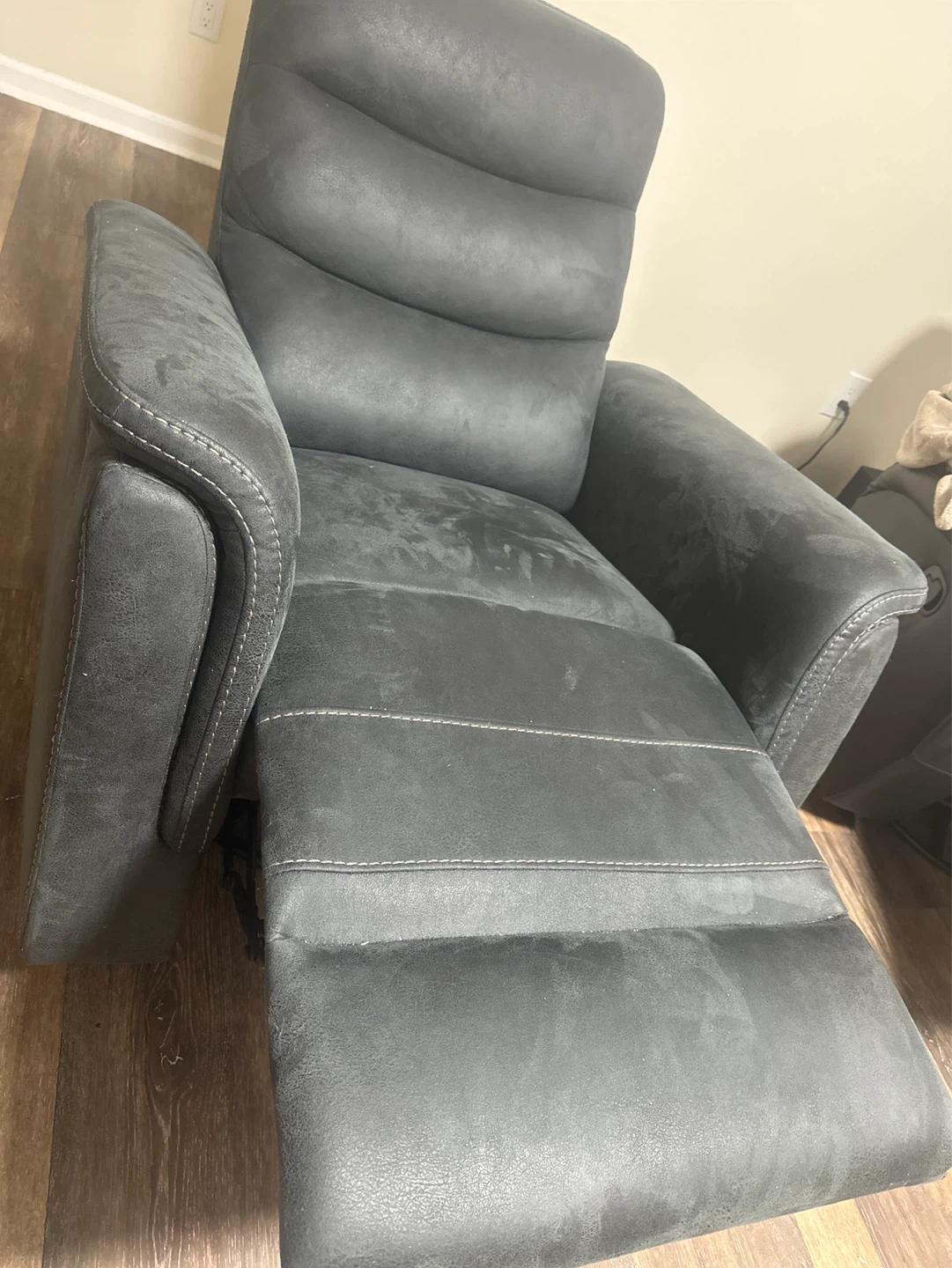 Dark Gray Recliner Chair - photo 2