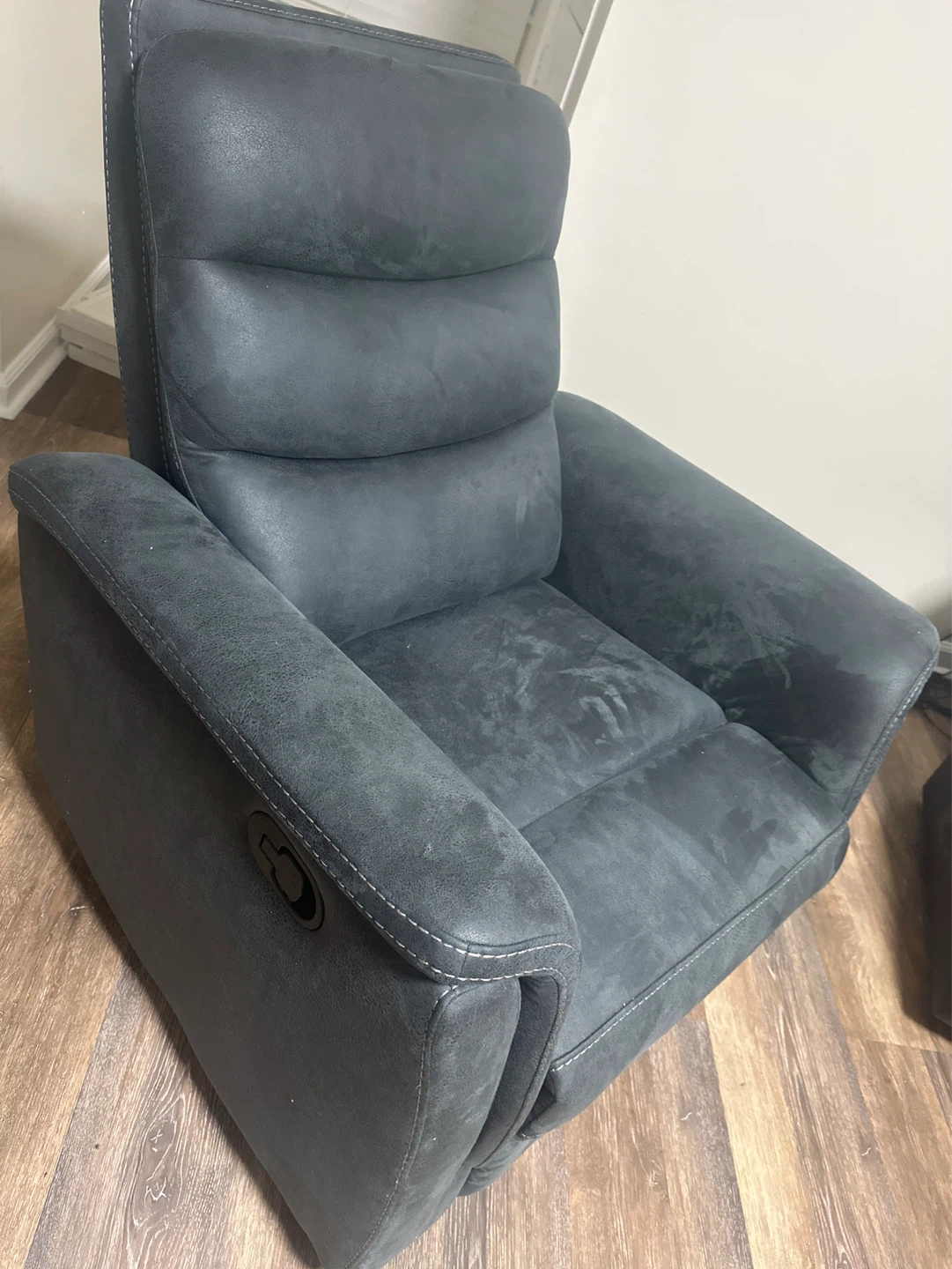 Dark Gray Recliner Chair - photo 3