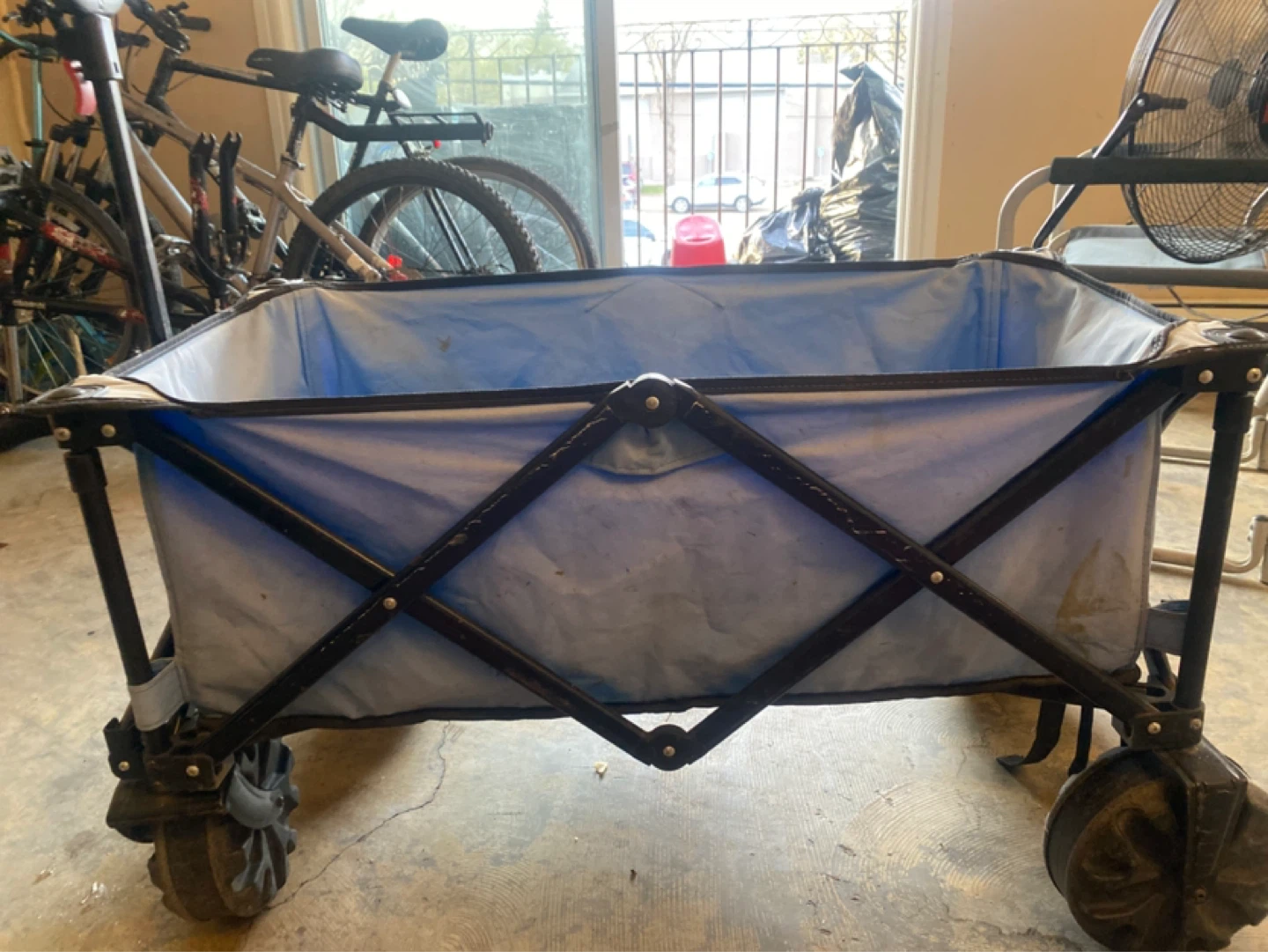 Ozark Trail Blue Folding Wagon