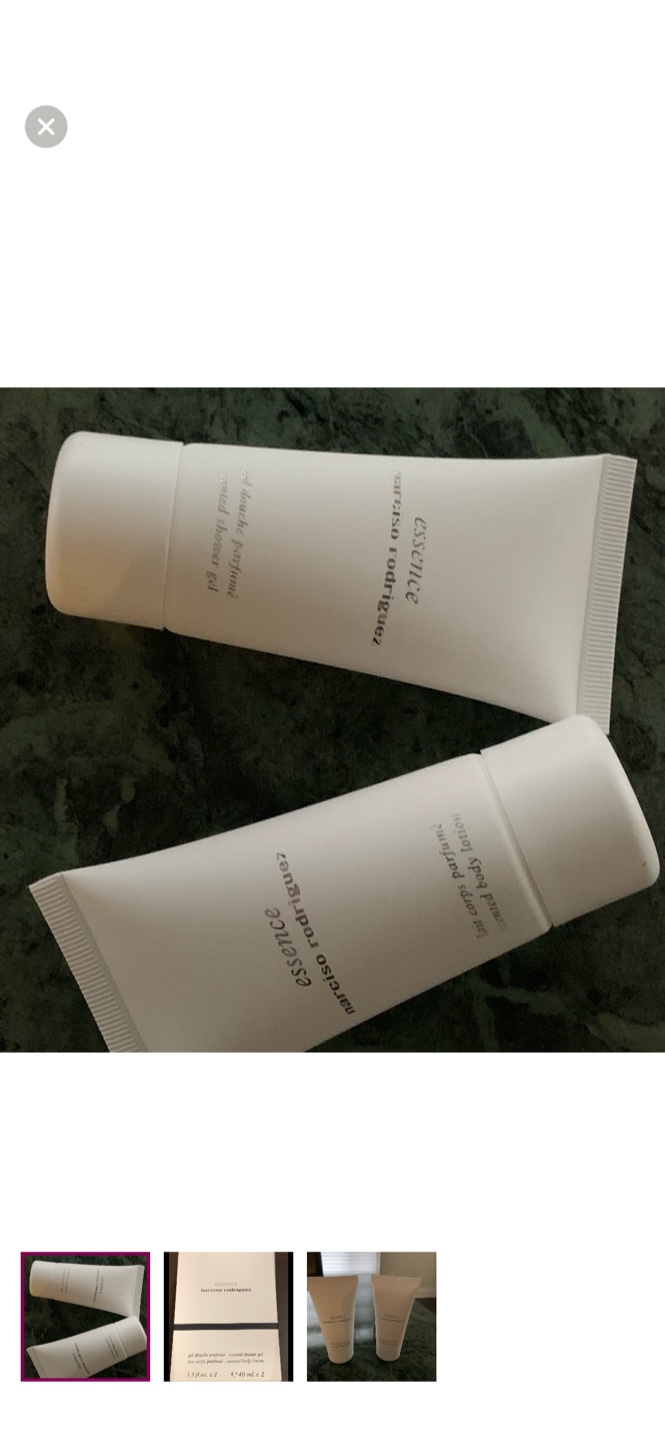 2 piece set: Narciso Rodriguez Shower Gel & Body Lotion Set