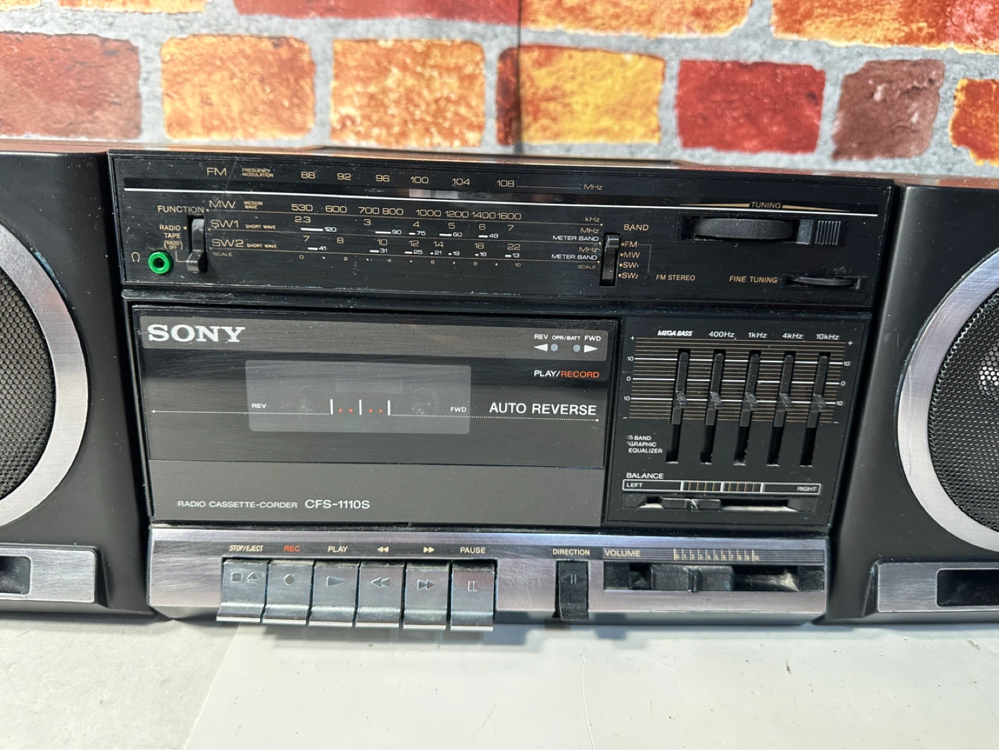 Sony CFS-1110S Radio Cassette-corder Boombox - photo 3