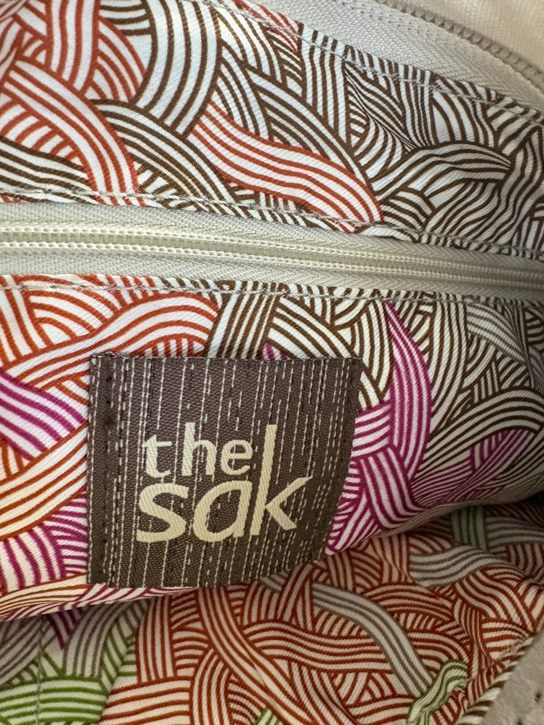 The Sak Cream & Taupe Leather Hobo Shoulder Bag - photo 5