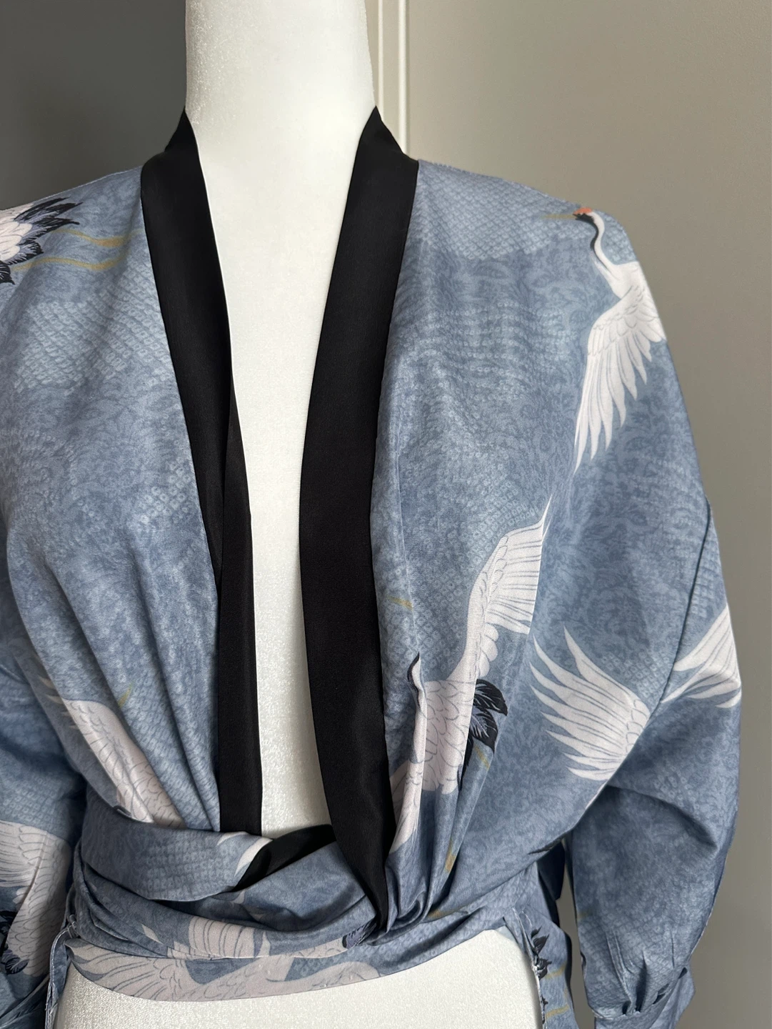 Blue Crane Kimono Robe - photo 5