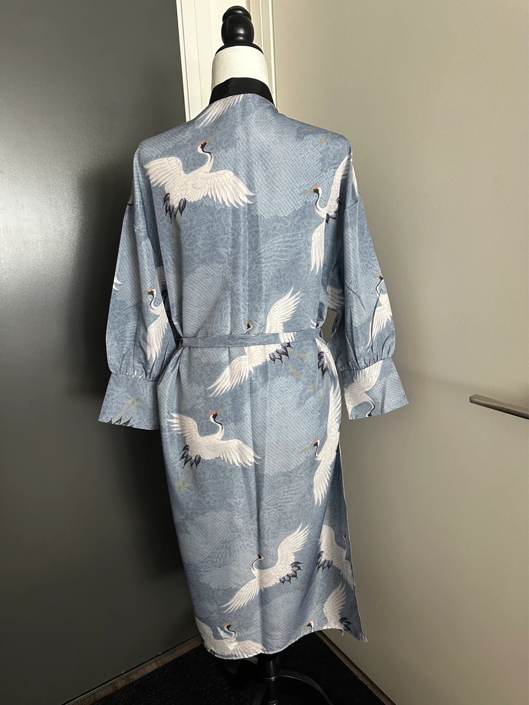 Blue Crane Kimono Robe - photo 3