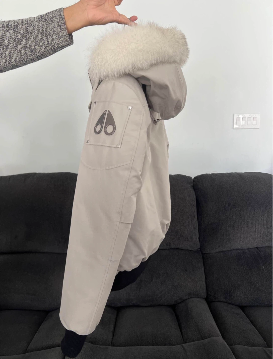 Moose Knuckles Men Bomber Jacket Storm grey - photo 2