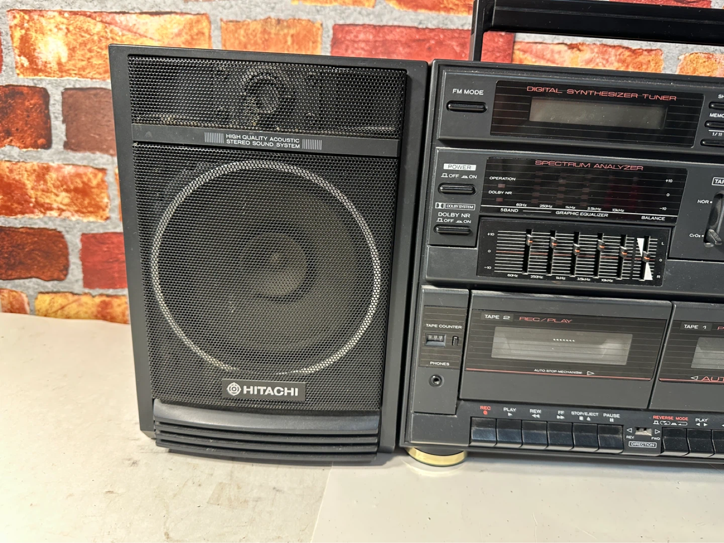 Hitachi Stereo Cassette Boombox MS-W600-HC - photo 3