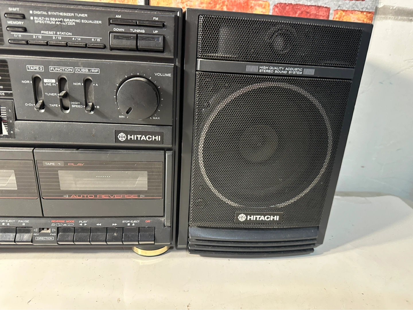 Hitachi Stereo Cassette Boombox MS-W600-HC - photo 4