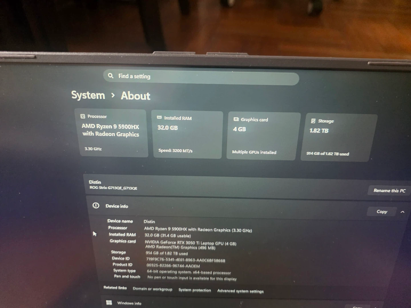 ASUS ROG Strix G17 Gaming Laptop - photo 4