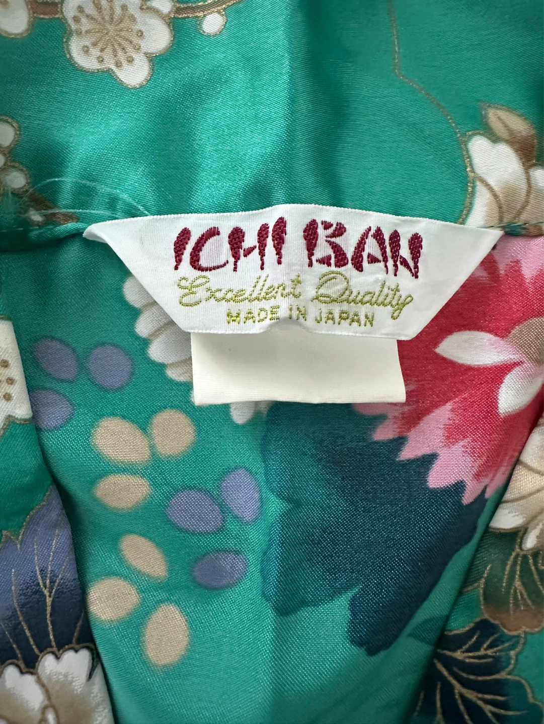 Vintage ICHIBAN Kimono Robe Japan - photo 5