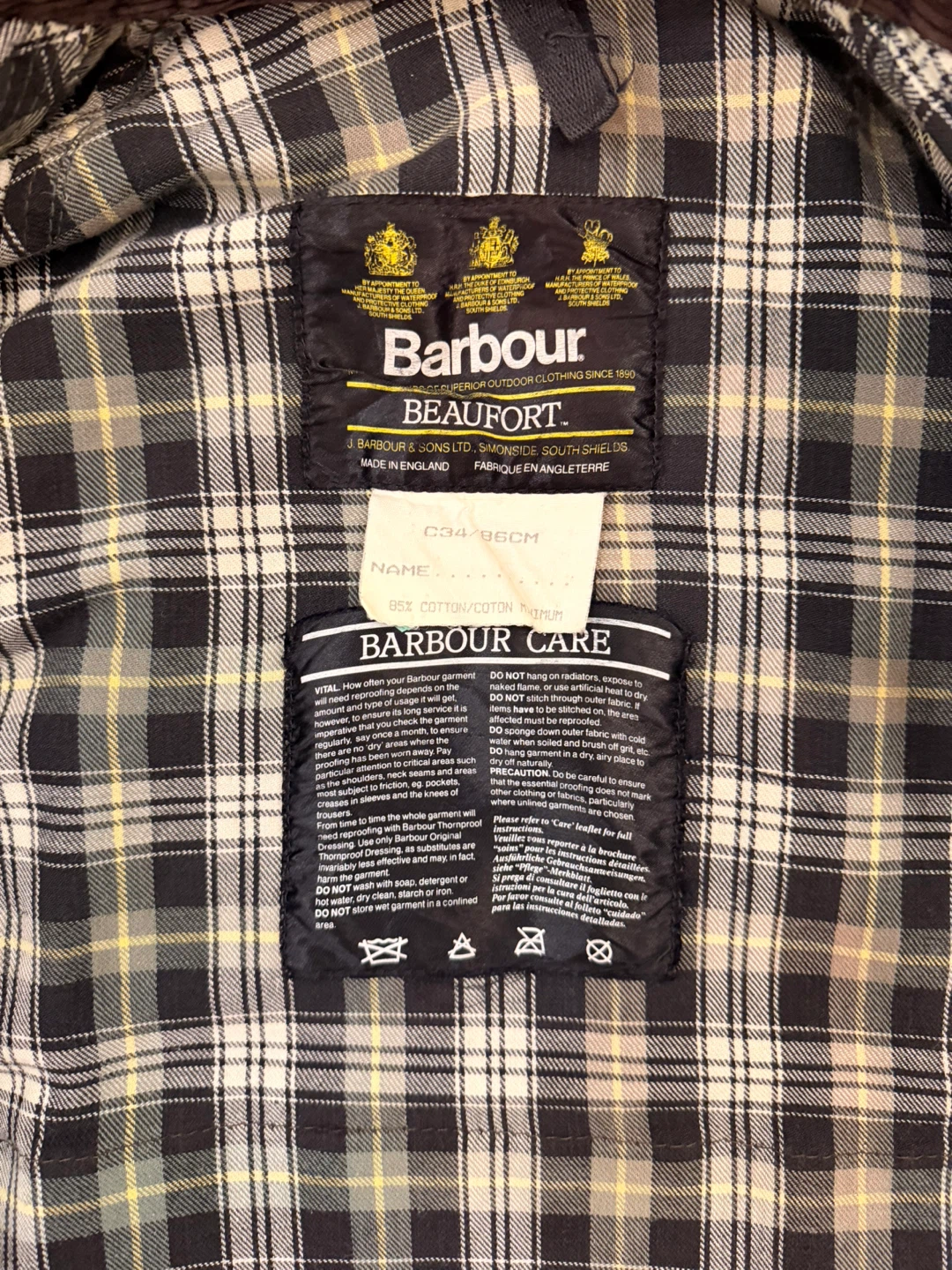 Rare Vintage Barbour Beaufort Waxed Jacket - photo 5