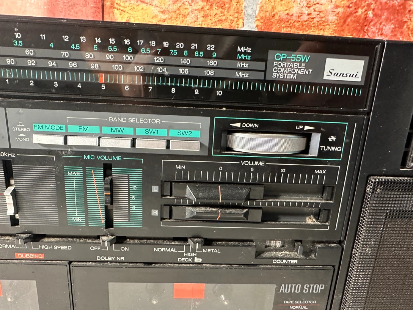 Sansui CP-55W Portable Component System Boombox - photo 2
