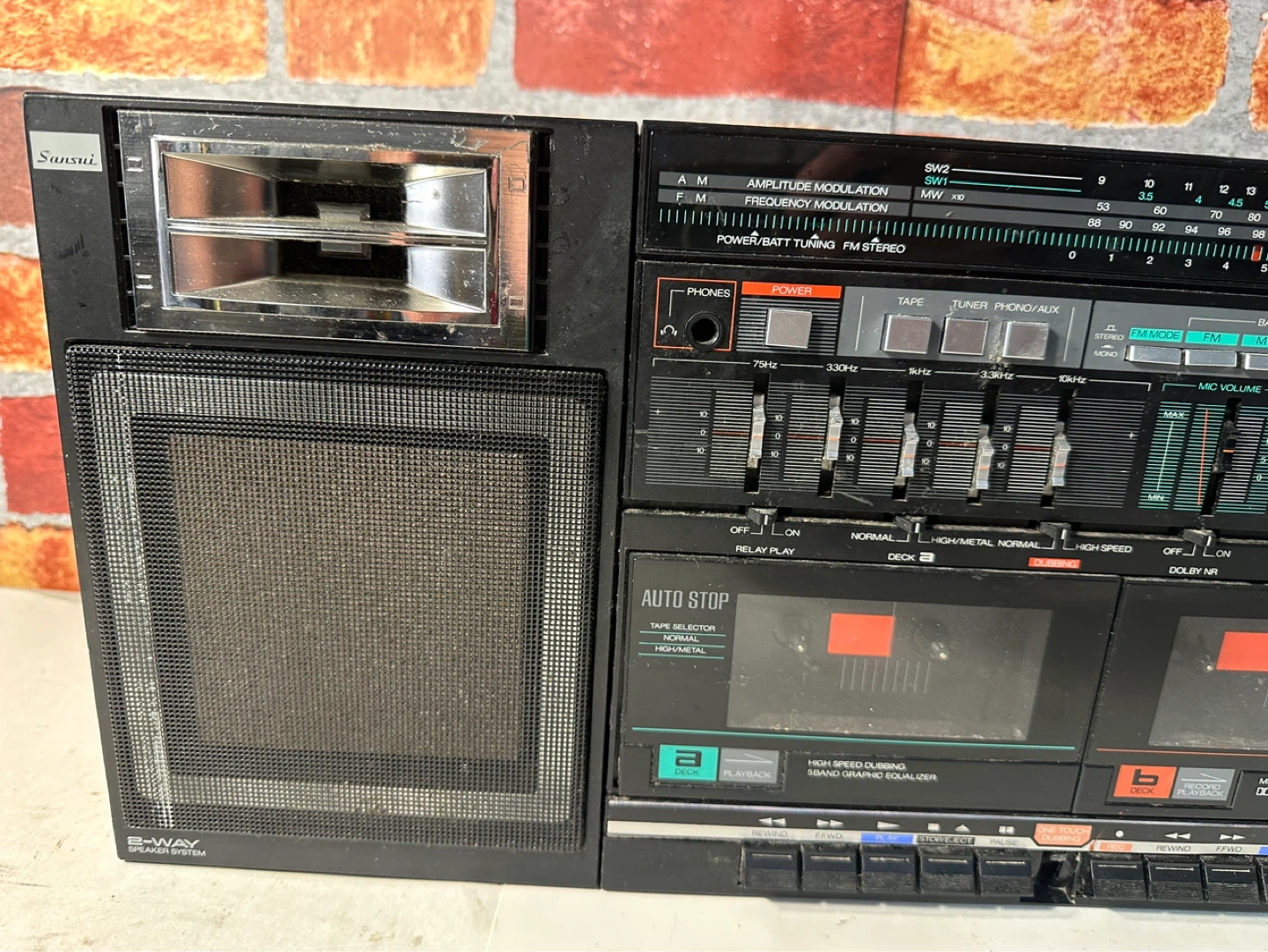 Sansui CP-55W Portable Component System Boombox - photo 3