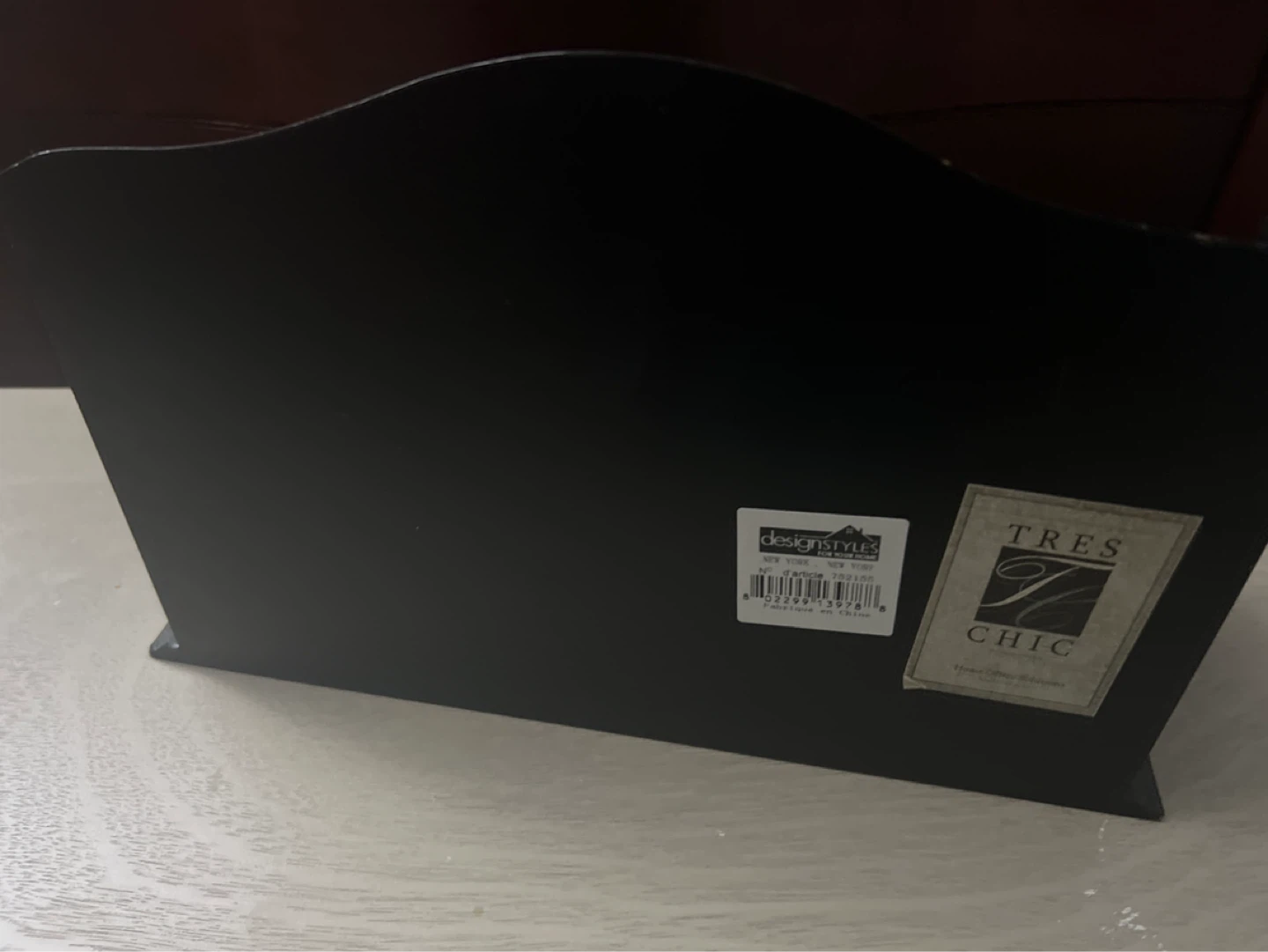 TRES CHIC Black Desk Organizer - photo 2