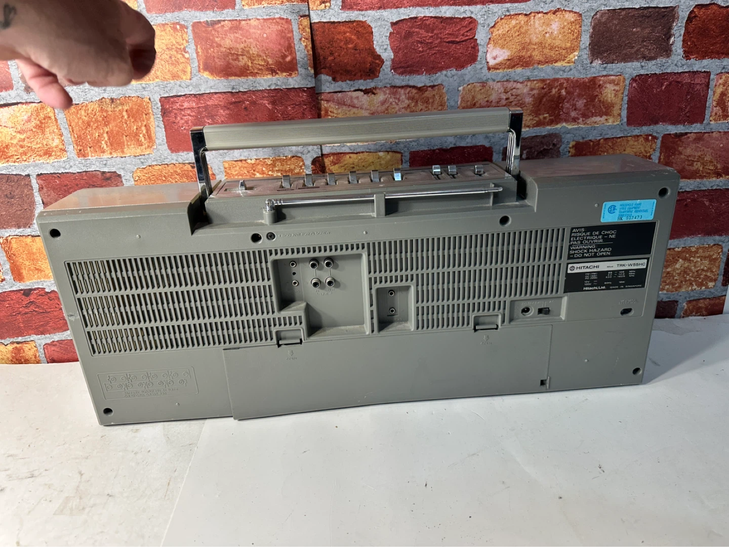 Hitachi TRK-W55HC Stereo Radio Cassette Tape Recorder - photo 4