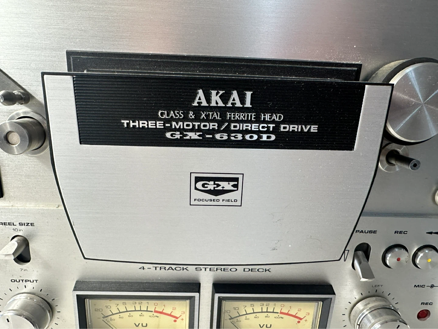 AKAI GX-630D Reel-to-Reel Tape Deck - untested - photo 3