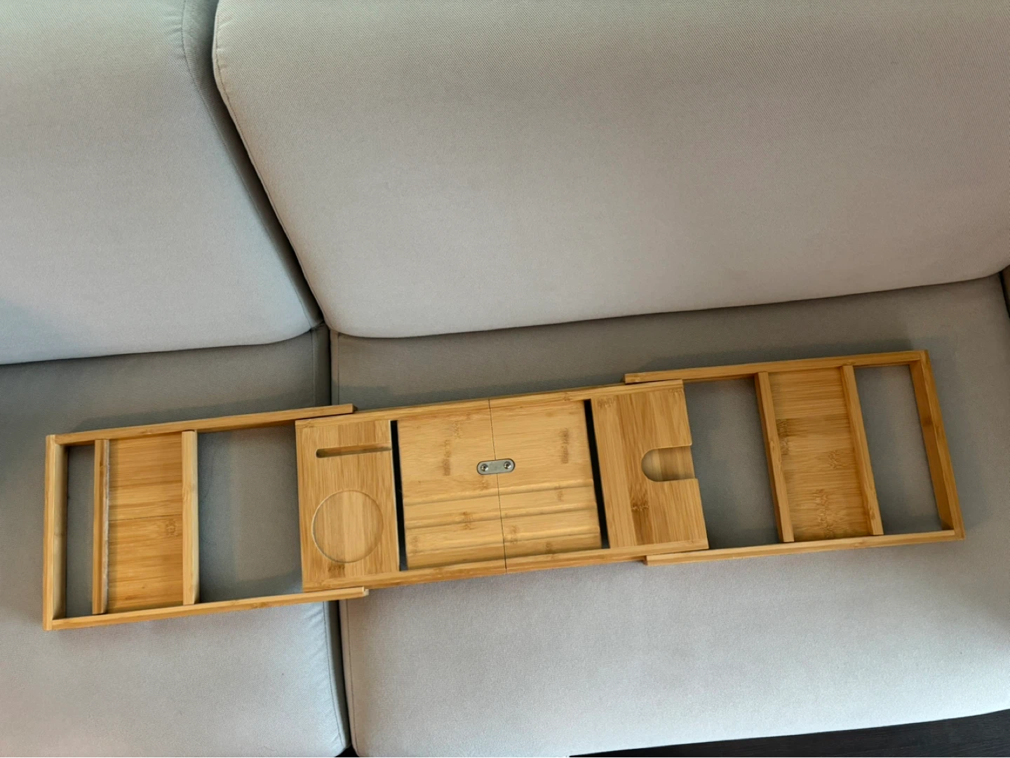 Bamboo Bath caddy tray - photo 2