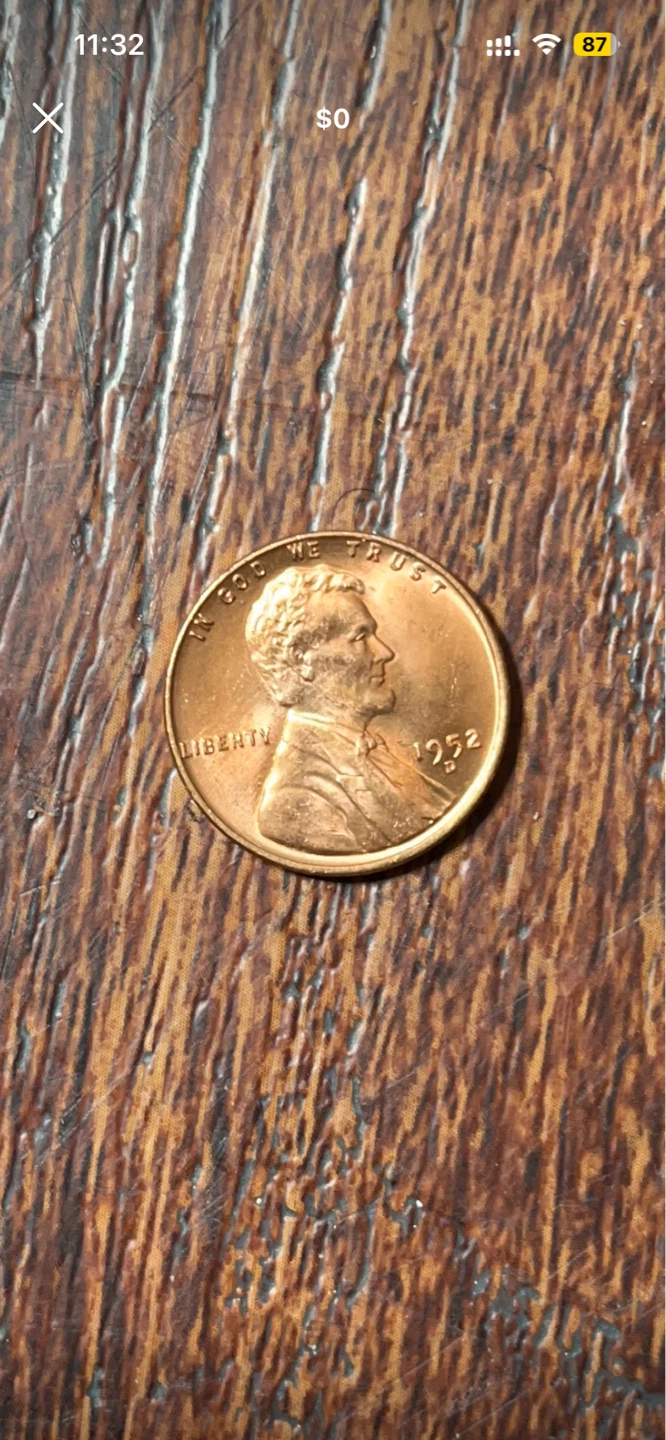 1952-D Lincoln Wheat Pennies