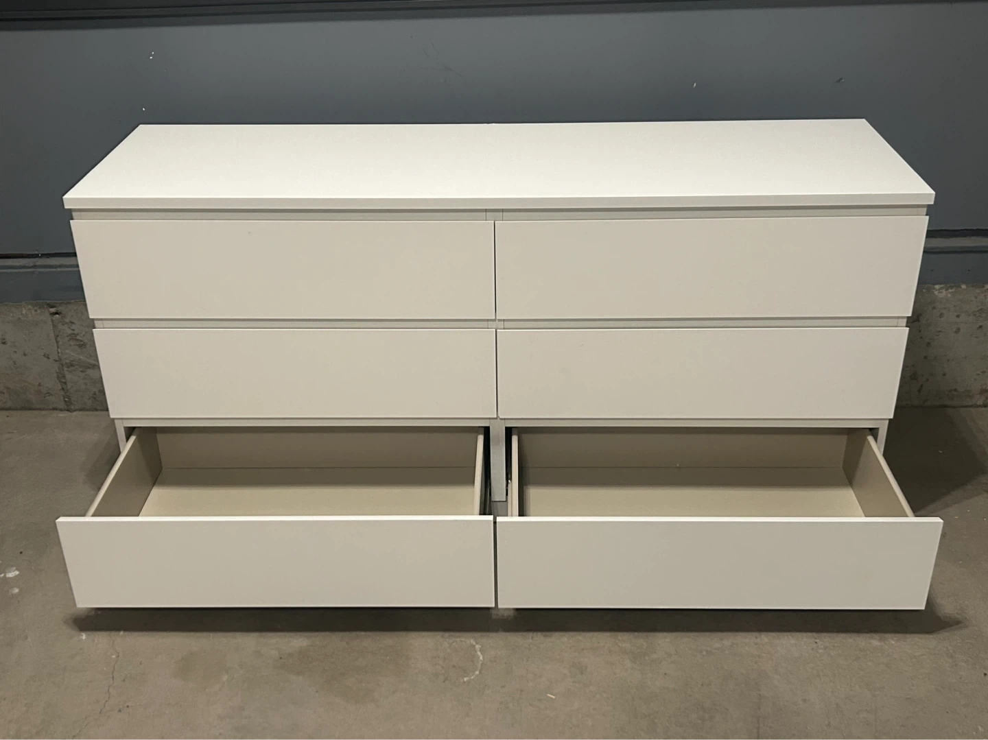 IKEA MALM dresser 6 drawers white - photo 4