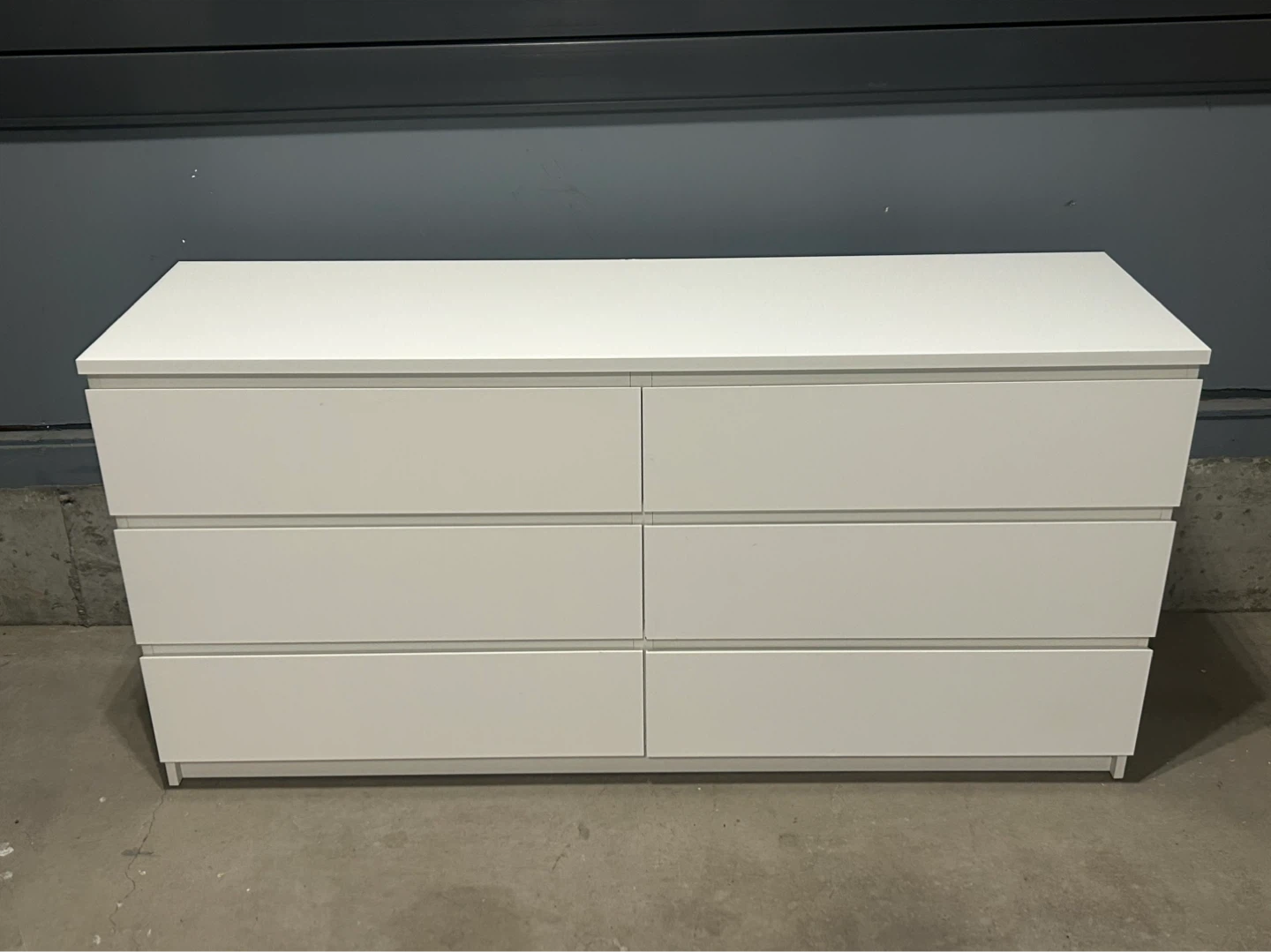 IKEA MALM dresser 6 drawers white