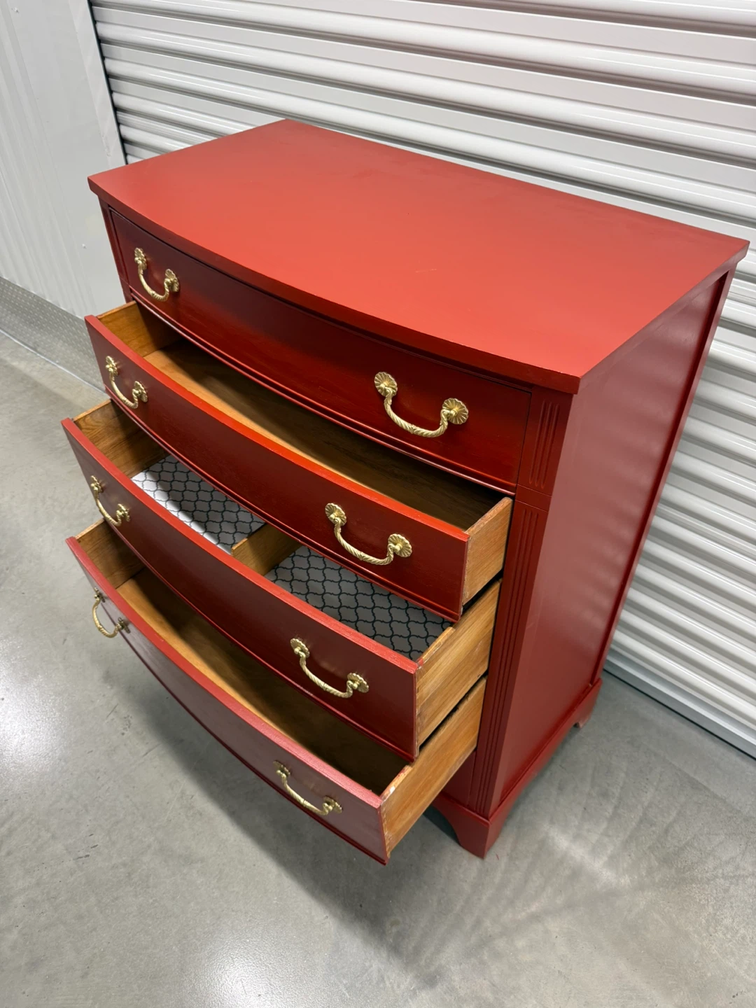 🚨Free Delivery NJ/ NY Red Pepper Solid Wood Dresser - 5 Drawers - photo 3