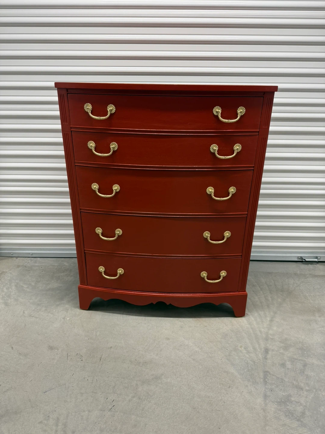 🚨Free Delivery NJ/ NY Red Pepper Solid Wood Dresser - 5 Drawers