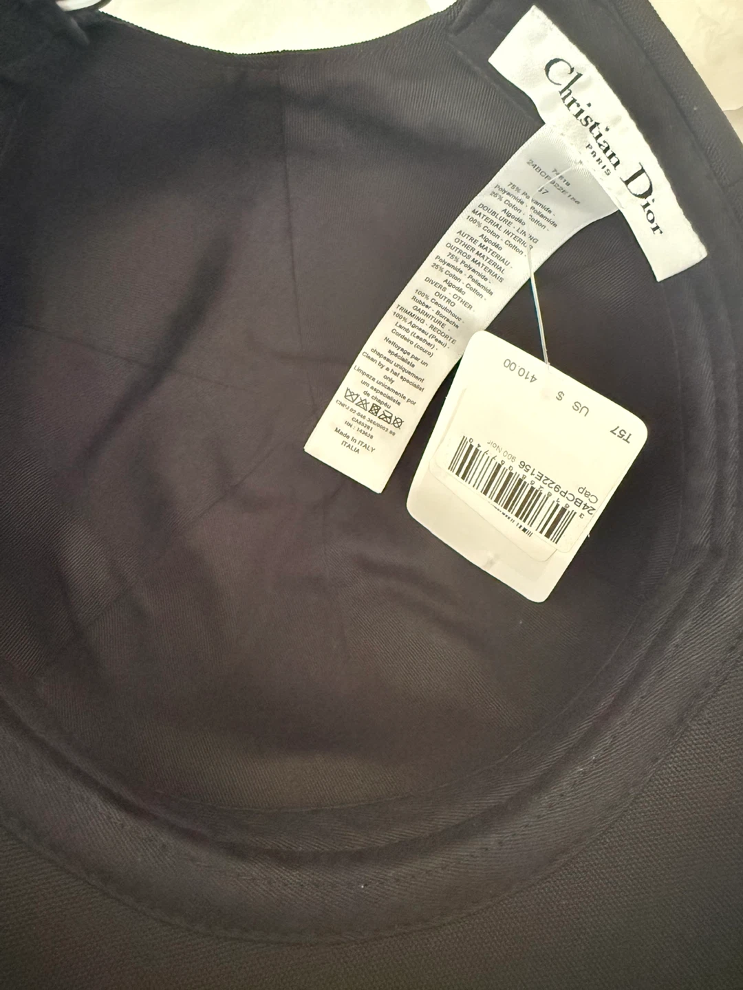 Christian Dior Black Baseball Cap with Star Detail - photo 3