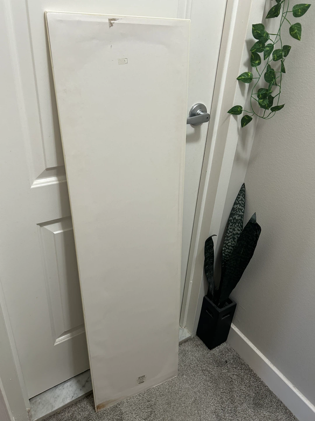 Full Length Mirror with Cream Frame - photo 2