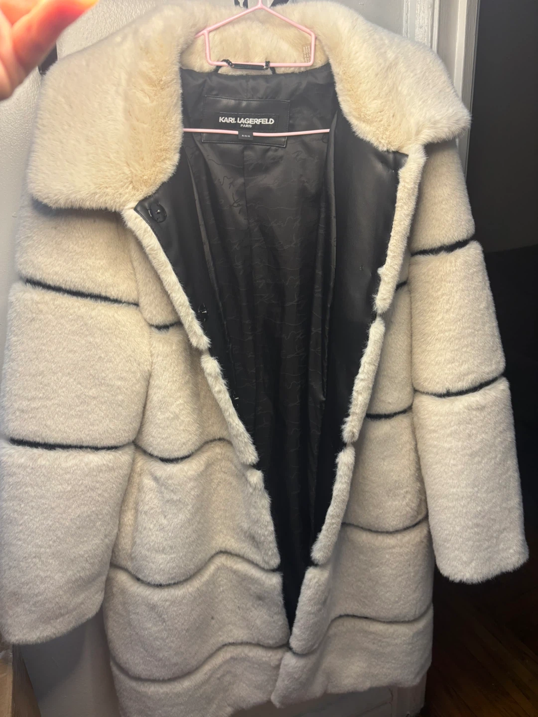 Karl Lagerfeld Faux Fur Coat - photo 3
