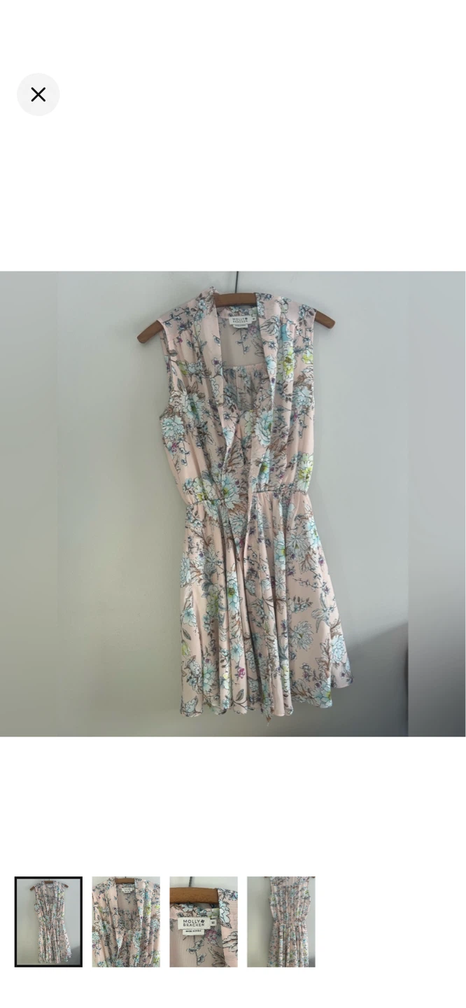Molly Bracken Floral Sleeveless Dress - Medium