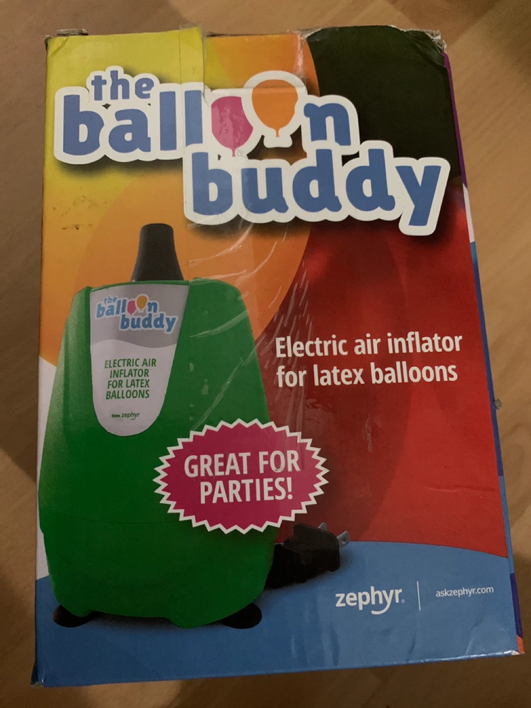 The Balloon Buddy Electric Air Inflator for Latex Balloons - photo 4
