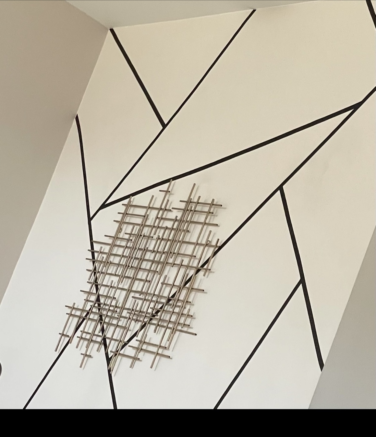 Geometric Metal Wall Art Sculpture