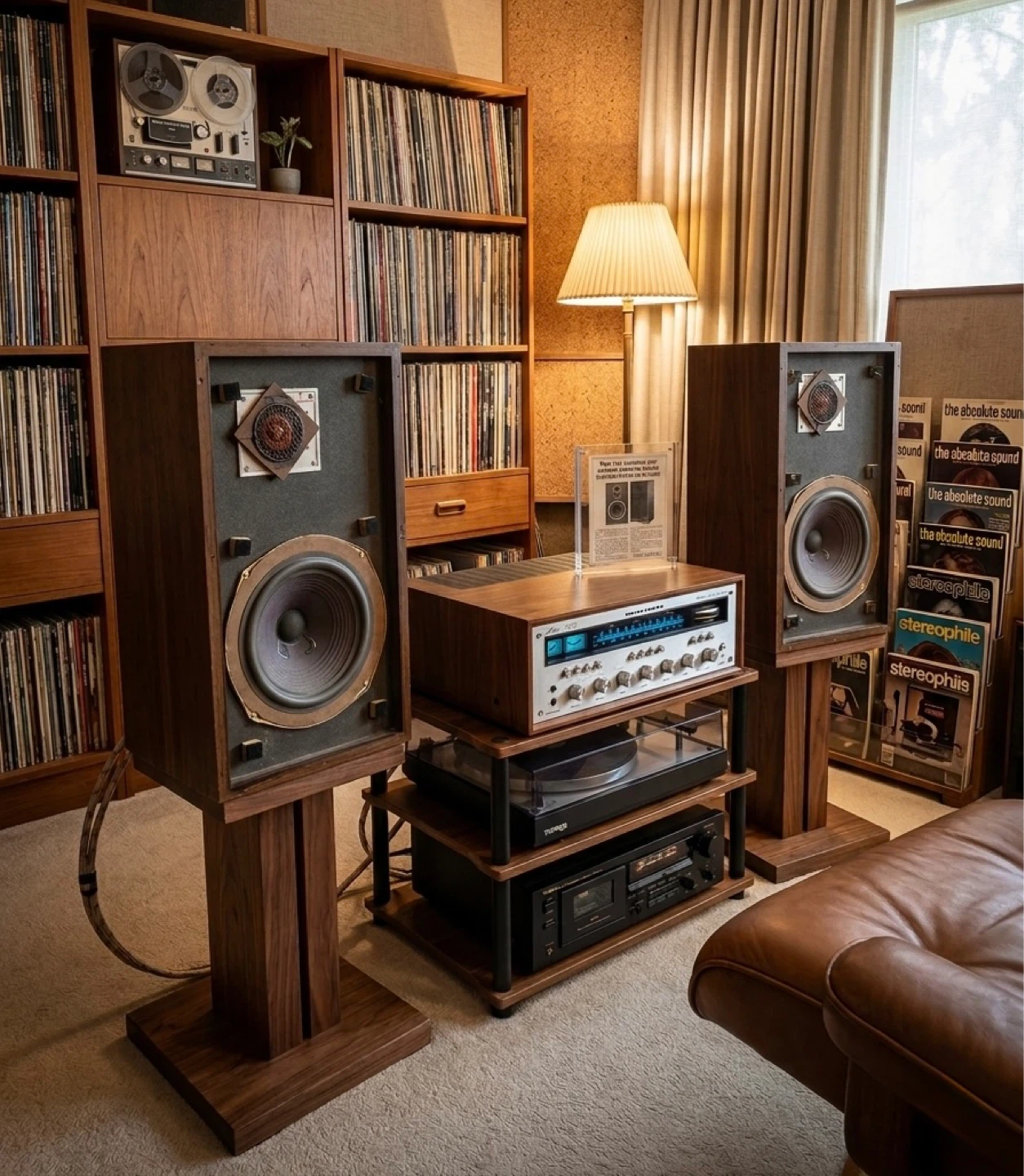 Legendary Large Advent Loudspeakers (1975) "Fried Egg" Tweeters