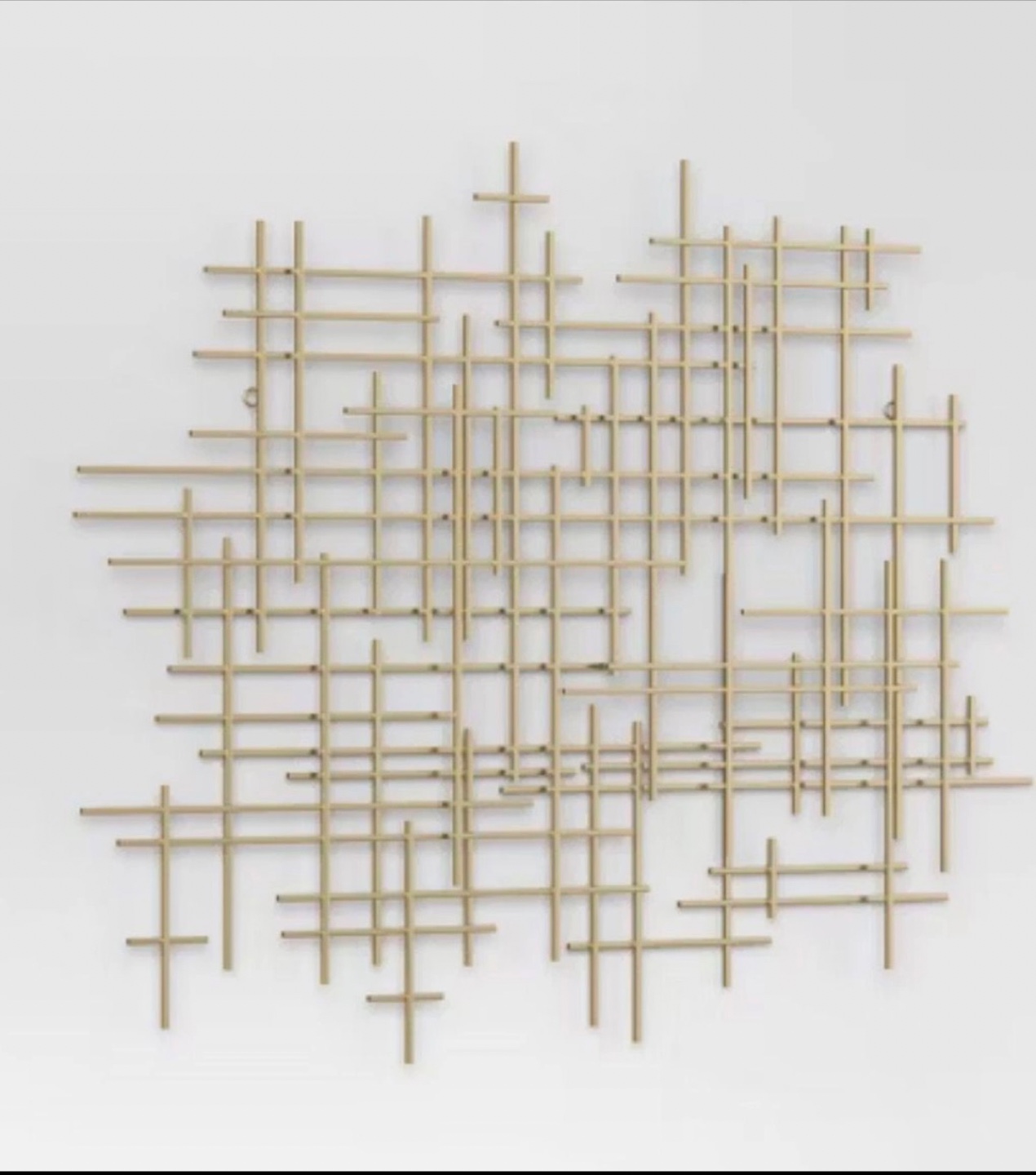 Geometric Metal Wall Art Sculpture - photo 3