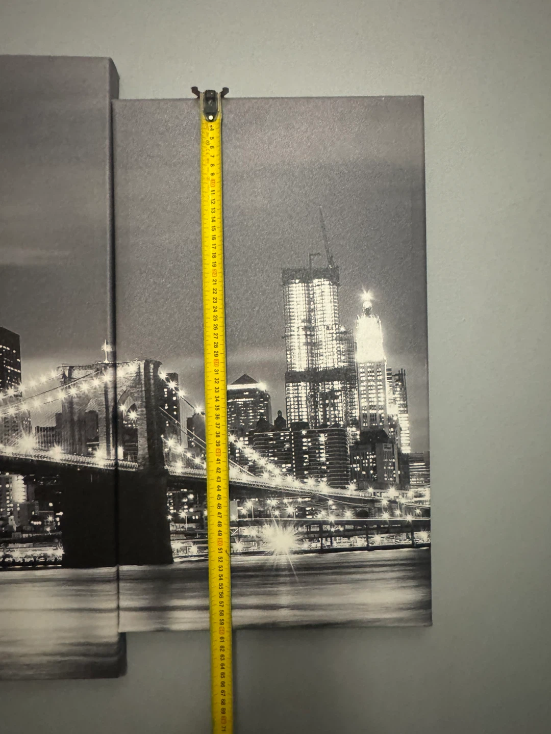 Multi-panel Wall Art Canvas Print - Brooklyn Bridge NYC Skyline - photo 5